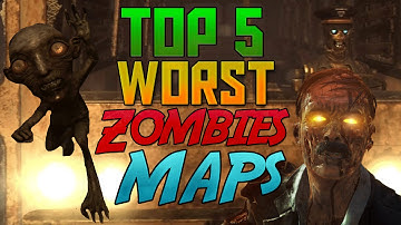 Top 5 "Worst Zombie Maps" in "Call of Duty WaW/BO Zombies" & "BO2 Zombies" (COD ZOMBIES)