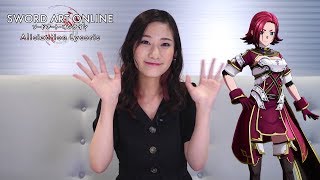 Download lagu Sword Art Online Alicization Lycoris - Miho Okasaki (voice of Medina) Interview  - PS4/XB1/PC