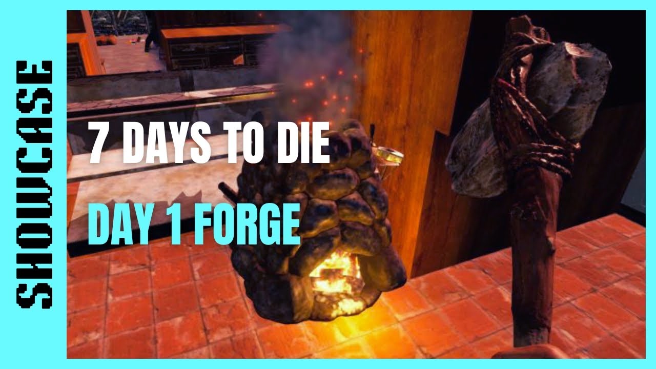 7 Days to Die | Forge Location Guide (Day 1 No Recipes) "Navezgane
