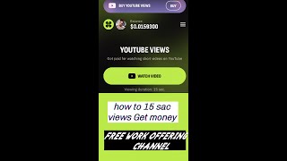 YOUTUBE VIEWS how to 15 sac views Getmoney Lucky pro web
