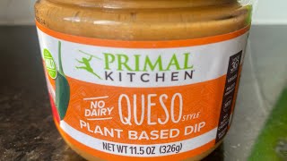 Primal Kitchen Queso Plant Based Dip #veganfoodtastetest #primalkitchen #quesodip