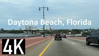 Road Tour Drive of Daytona Beach, FL in 4K - Highway A1A