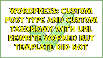 Wordpress: Custom Post type and Custom taxonomy with URL rewrite worked but template did not