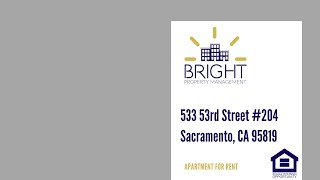 1 Bedroom 1 Bathroom Apt. 204 Sutter Parkway in East Sacramento