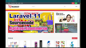 Aplikasi Ecommerce - Laravel 11 - Toko Online - Aplikasi Mini Market Berbasis Web
