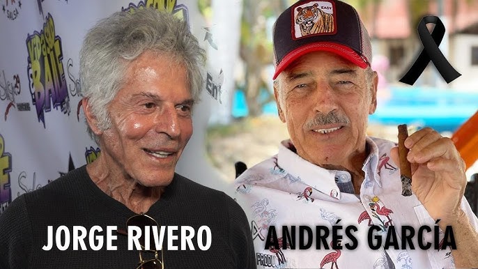MUERE ANDRÉS GARCÍA, su amigo JORGE RIVERO nos hablaba de él hace unos  meses.