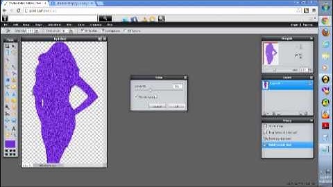 How to make glitter shadow using pixlr.com