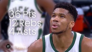 Giannis Antetokounmpo 36 Pts, 12 Rebs, 4 Asts vs Nets | FULL Highlights