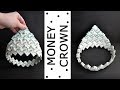 Money CROWN for graduation | Modular Origami with beads | Dollar Tutorial DIY