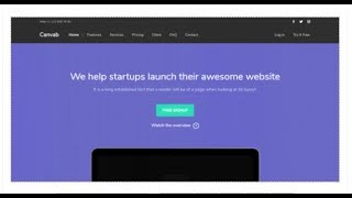 Canvab - Responsive Bootstrap 4 Landing Page Template | Themeforest Download