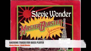 Video thumbnail of "Master Blaster - Stevie Wonder - Bass Backing Track (NO BASS)"