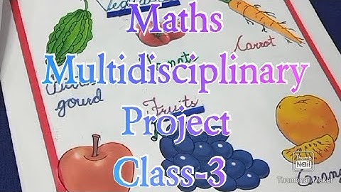 Maths multidisciplinary project class-3 by Benjamin