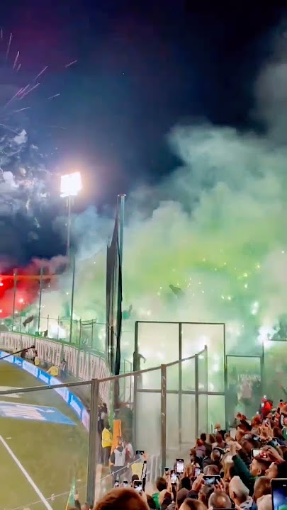 Green Pyro Panathinaikos Gate 13 Against Olympiakos #pao#paofc#panathinaikos#gate13#pyro#pyroshow