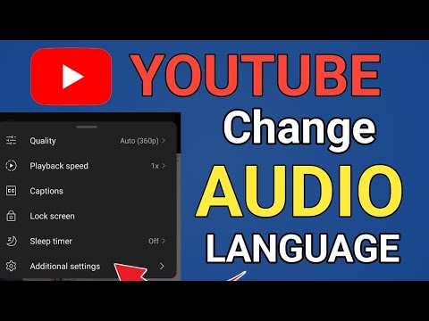 How To Change Audio Language In Youtube Videos - 2025