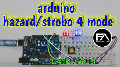 Arduino project - lampu strobo/hazard - fahrudin afif