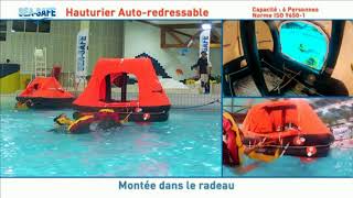 Liferaft On Test - Seasafe Self-Righting Liferaft