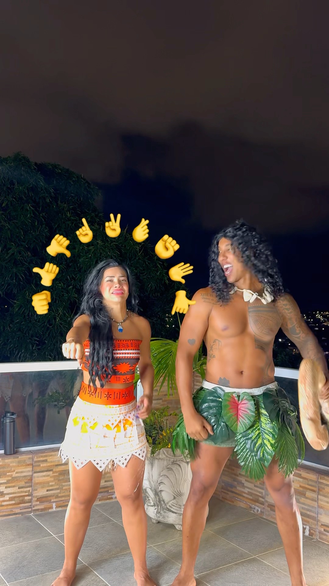 Os emojis pegaram a MOANA!?​⁠@mayca.brasil #challenge #trend #moana #maui #shorts