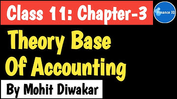 Class 11 Accounts Chapter 3 | Theory Base Of Accounting Full Chapter | in Hindi | Finance IQ
