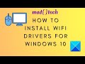 how to download and install Wi-Fi driver in windows 10 by #mad tech #All laptop solution...