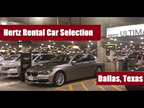 Hertz Ultimate Choice: Car Selection at Dallas Airport (DFW Texas)