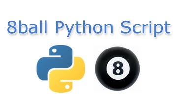 A Simple Python 8ball Script