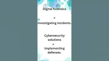 Digital forensics