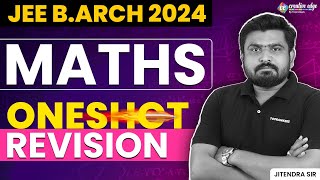 JEE. BArch 2024 Preparation | One shot Revision (Maths) 2024 | CreativeEdge