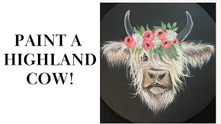 highland cow tutorial part 1