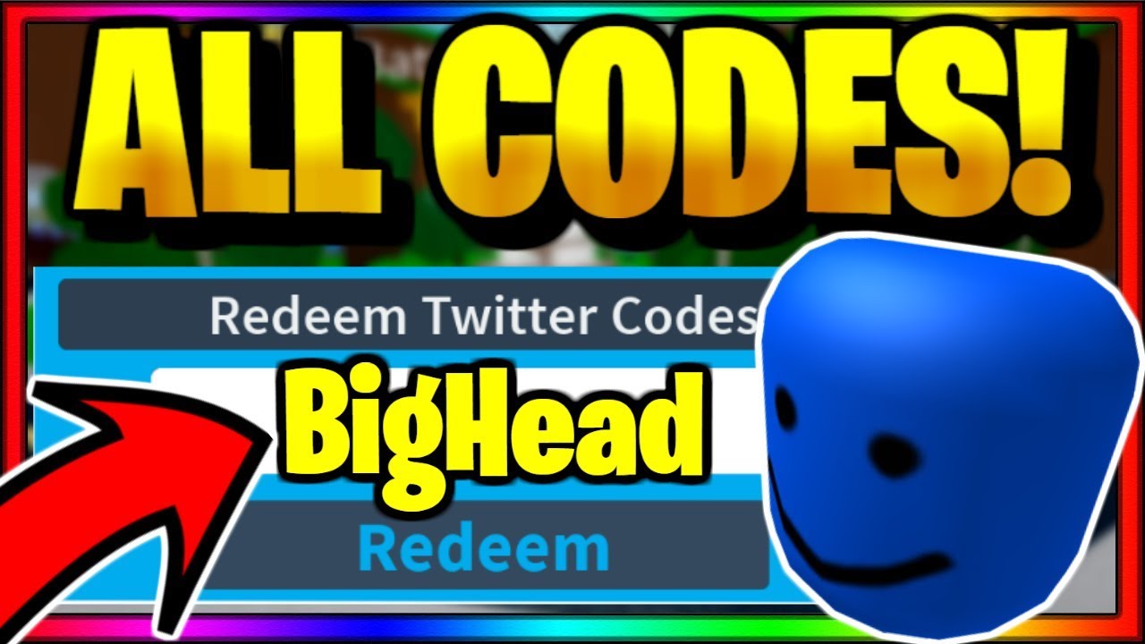All Op Working Codes Roblox Big Head Simulator Youtube