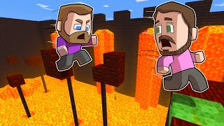 DON'T Fall In The Lava Challenge! | Minecraft