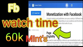How To Complete Facebook 60K Minutes Watch Time Technical Fahad