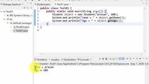 การสร้าง Object จาก Class แม่แบบ JAVA OOP