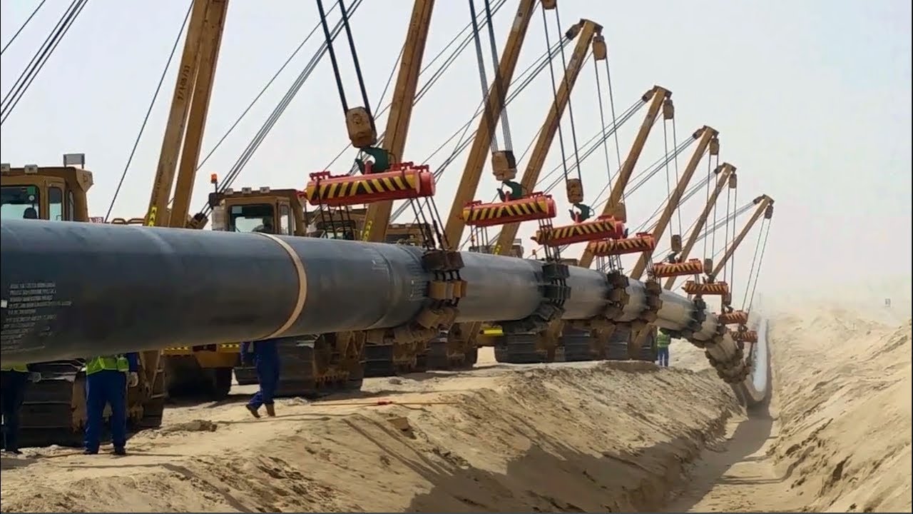 Amazing Underground Gas Pipe Installation Process, The Most Skilled ...