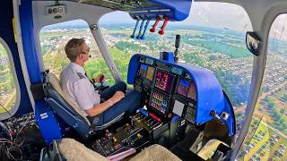 (4K) Goodyear Blimp Cockpit View | Flying Around Oshkosh 2025