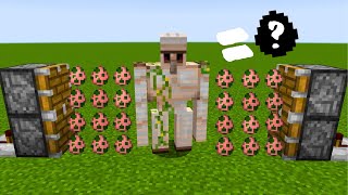 zombie pigman eggs + iron golem = ???