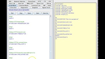 AT+SHCONF - Setup HTTP URL parameters in Simcom module