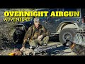 Airgun hunting overnight adventure