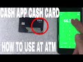 ✅  How To Use Cash App Card At ATM Tutorial 🔴