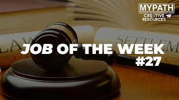JOB OF THE WEEK - EPISODE #027 - BARRISTER