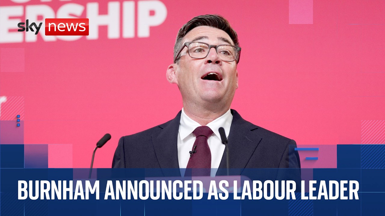 Burnham Vows New Path for UK as He Becomes Labour Leader