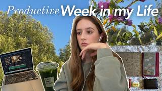 Productive Week in my Life 🌷 editing, cafes, cleaning, and organization