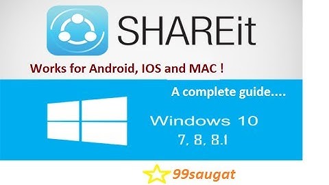 How To Download and Install ShareIt 4.0 For PC or Laptop Latest Version 2017