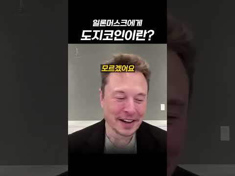 테슬라 일론머스크에게 도지코인이란 