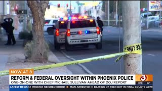 Phoenix police chief highlights reform, rejects DOJ oversight