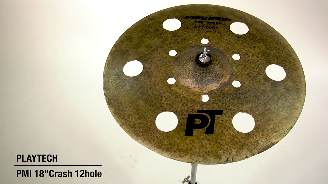 PMI18CR12 クラッシュシンバル 穴あきシンバル 18インチ 学生 初心者