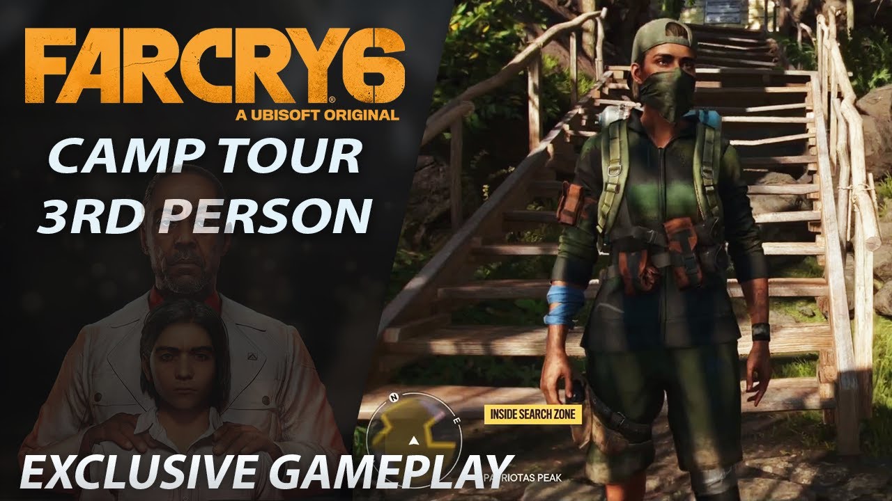 CAMP TOUR Far Cry 6 Gameplay 3rd Person YouTube