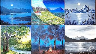 16 Easy Acrylic Painting for Beginners / Easy Art