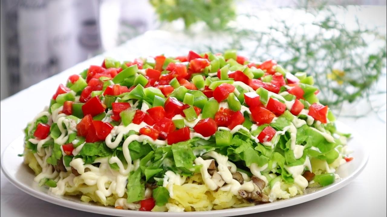 Салат "МАРУСЯ" Рецепт Простой, как название,Но Неожиданно Вкусный/ Без ...