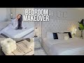 TRANSFORM MY BEDROOM WITH ME!! DECORATING &amp; FURNISHING MAKEOVER!!
