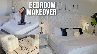 TRANSFORM MY BEDROOM WITH ME!! DECORATING &amp; FURNISHING MAKEOVER!!